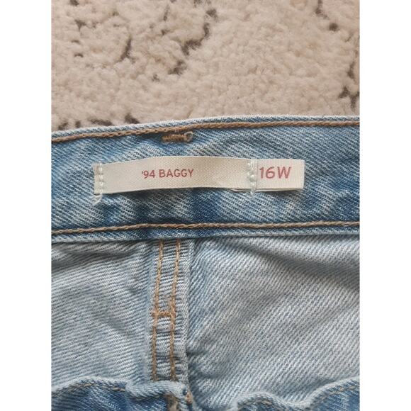 Levi’s ’94 Baggy Jeans Light Wash Size 16W Women’s Denim - Picture 3 of 6